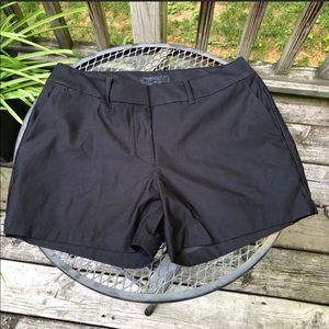 Nike Golf Dri-Fit Shorts Black Multiple Pockets Hidden Front Closure - Sz 6
